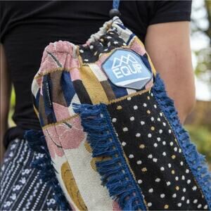 Equip Bohemian Hammock Patchwork Tasseled Carrying Bag